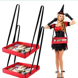 2 Pcs Wearable Party Trays